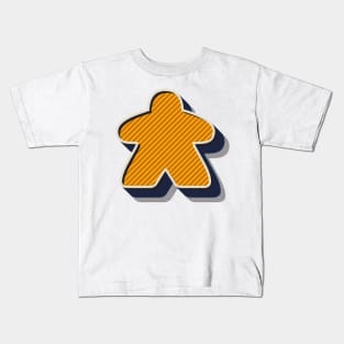 Retro Board Game Meeple Kids T-Shirt